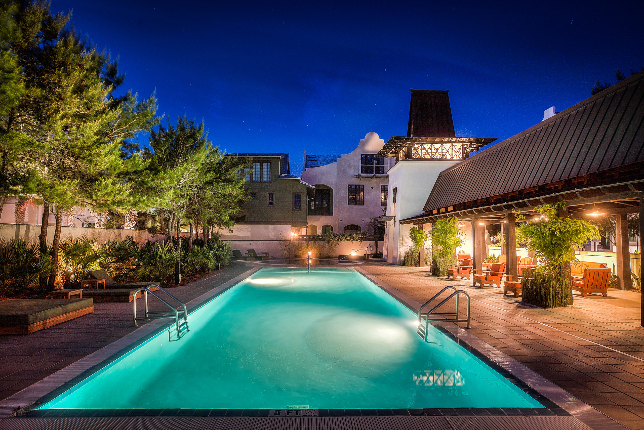 Barbados Pool Twilight