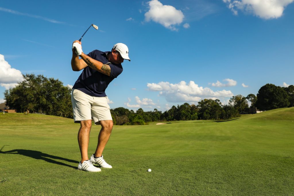 Man Golfing
